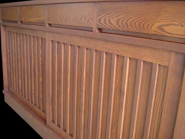 格子の水屋箪笥