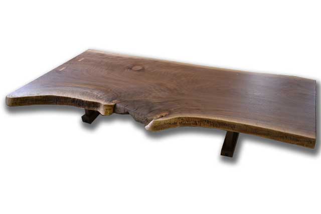 ウォールナット一枚板の座卓